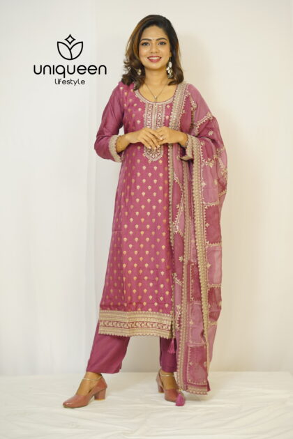 Premium Roman silk  salwar suit