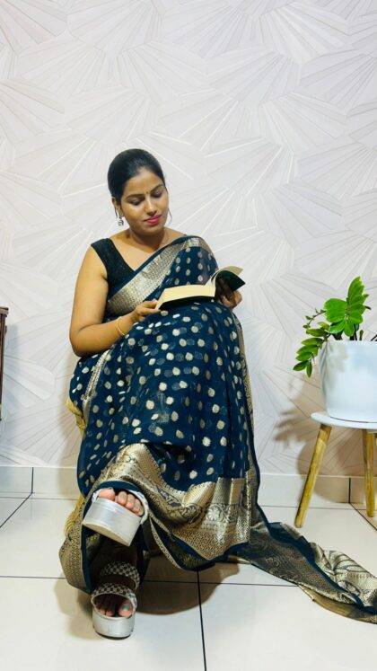 Viscose Georgette Saree